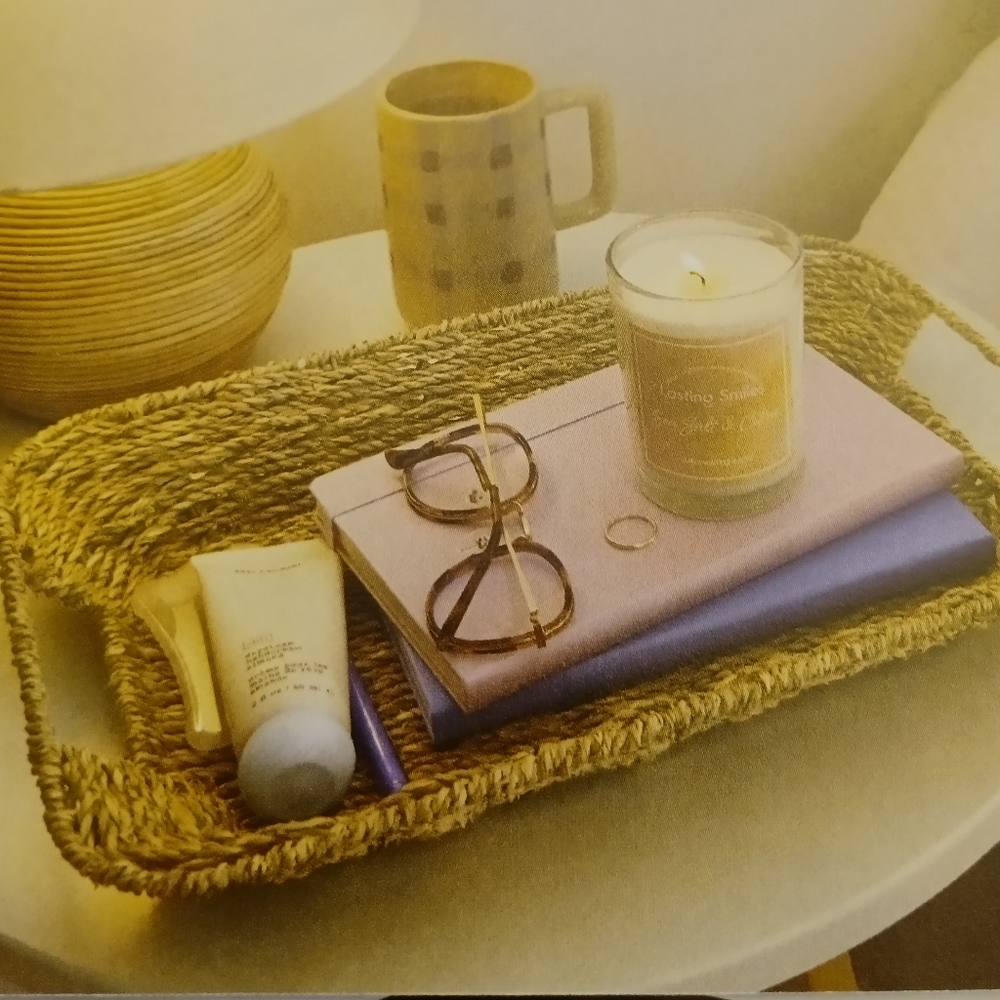 NEW🌟Draper James Woven Seagrass Tray